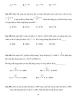 533 câu trắc nghiệm vật lý part 7 potx