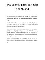 Độc đáo chợ phiên cuối tuần ở Si Ma Cai potx