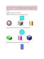 dạy bé 3 tuổi về hình khối