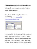 Những phần mềm miễn phí hữu ích cho Windows doc
