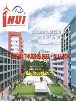 Bài thyết trình: giới thiệu một số văn hóa ở Việt Nam pps