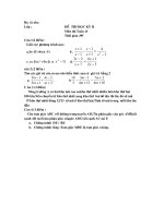 THI HOC KỲII LỚP 8