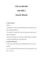 Câu cá mùa thu (thu điếu ) Nguyễn Khuyến ppsx