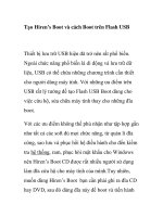 Tạo Hiren’s Boot và cách Boot trên Flash USB potx