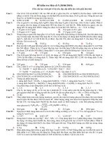 đề thi thử đại học số 5 2010 có hướng dẫn giải