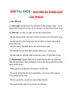 SẢN PHỤ KHOA - CHẢY MÁU BA THÁNG CUỐI CỦA THAI KỲ pot