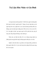 Trị Liệu Hôn Nhân và Gia Đình docx