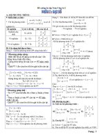 DE CUONG ON THI HK2 TOAN 9