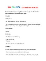 SẢN PHỤ KHOA - KỸTHUẬTĐẶT FORCEPS pot