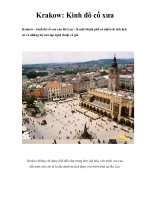 Krakow: Kinh đô cổ xưa pps