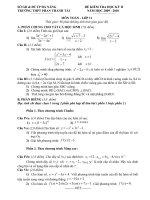 de thi hoc ki 2-lop 11