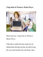 Chụp hình từ Windows Media Player pps