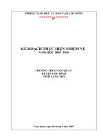 ke hoach nam hoc tuyet voi