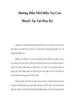 Hướng Dẫn Mới Điều Trị Cao Huyết Áp Tại Hoa Kỳ doc