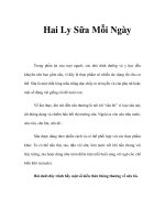 Hai Ly Sữa Mỗi Ngày potx