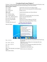Phím tắt trong Windows7 doc