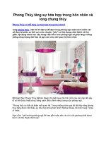 Phong Thủy tăng sự hòa hợp trong hôn nhân và long chung thủy ppt