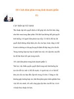 101 Cách đàm phán trong kinh doanh (phần 11) pot