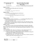 De tuyen sinh lop 10 THPT + Dap an nam 2010.doc