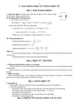 Lý thuyết chương 4: Dao động điện từ