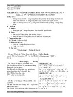 Giáo án tự chọn 9(cực hay)