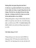 Hướng dẫn cách giảm Ping khi chơi DotA ppt