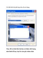 Cài đặt hiển thị phù hợp nhu cầu sử dụng docx