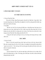 Kiến thức cơ bản Ngữ văn 11