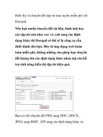 Hiển thị và chuyển đổi tập tin trực tuyến miễn phí với Docspal docx