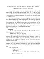 KẾ HOẠCH CHIẾN LƯỢC PTGD