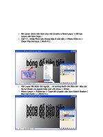 Thủ thuật Photoshop:Hiệu ứng bóng đổ (phần 2) pptx
