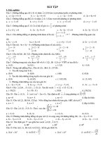 bài tập chương I