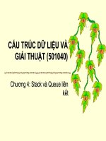 Cấu trúc dữ liệu và giải thuật (chương 4) ppsx