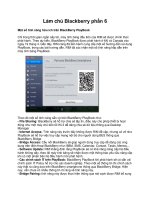 Làm chủ Blackberry phần 6 docx
