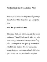 Vài thủ thuật hay trong Yahoo! Mail ppsx