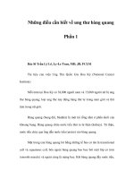 Những điều cần biết về ung thư bàng quang - Phần 1 pdf