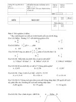 Đề toán 5 học kỳ 2- 2010