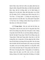 Khả năng cạnh tranh giữa hai nền kinh tế TQ & VN trong giai đoạn đổi mới part2 pptx