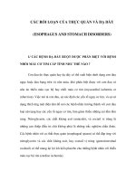 CÁC RỐI LOẠN CỦA THỰC QUẢN VÀ DẠ DÀY pdf