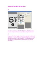 Thiết Kế Chữ Splat bằng Chất Lỏng (phần 2) pdf