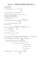 BÀI TẬP PT LƯỢNG GIÁC-1