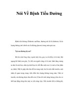 Nói Về Bệnh Tiểu Đường docx