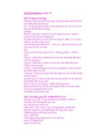 Các lỗi Window thường gặp ( phần 5) pps