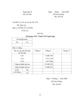 Kế Toán Nghiệp Vụ Vốn Bằng Tiền Và Các Khoảng Phải Thanh Toán phần 10 ppt