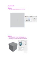 Vẽ con xúc xắc pps