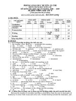 bộ đề kt kì 1 anh 9