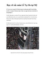 Rực rỡ sắc màu Lễ Tạ Ơn tại Mỹ doc