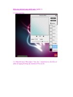 Hiệu ứng dải ánh sáng bảy sắc cầu vồng( phần 2 ) pot