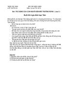 Bài 65: Tác động của con người đến môi trường rừng