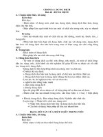 Hướng dẫn thực hiện chuẩn kiến thức kĩ năng môn Hóa 8 ( chương VI )